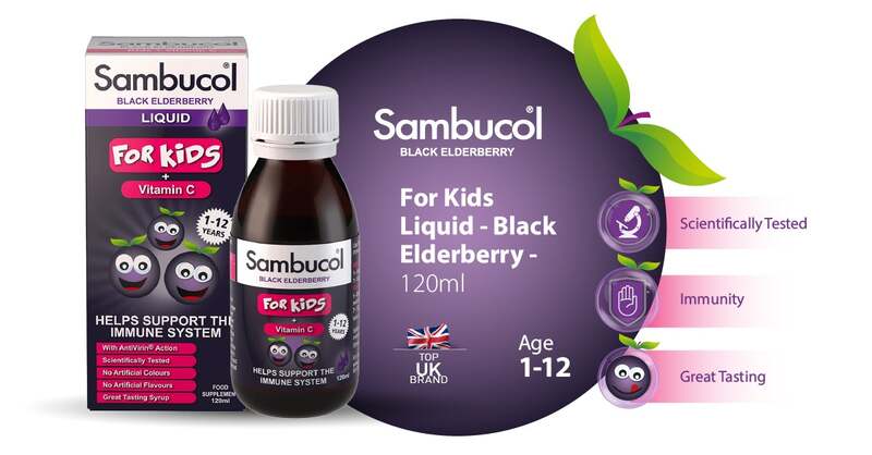Sambucol For Kids Liquid - Black Elderberry - 120ml